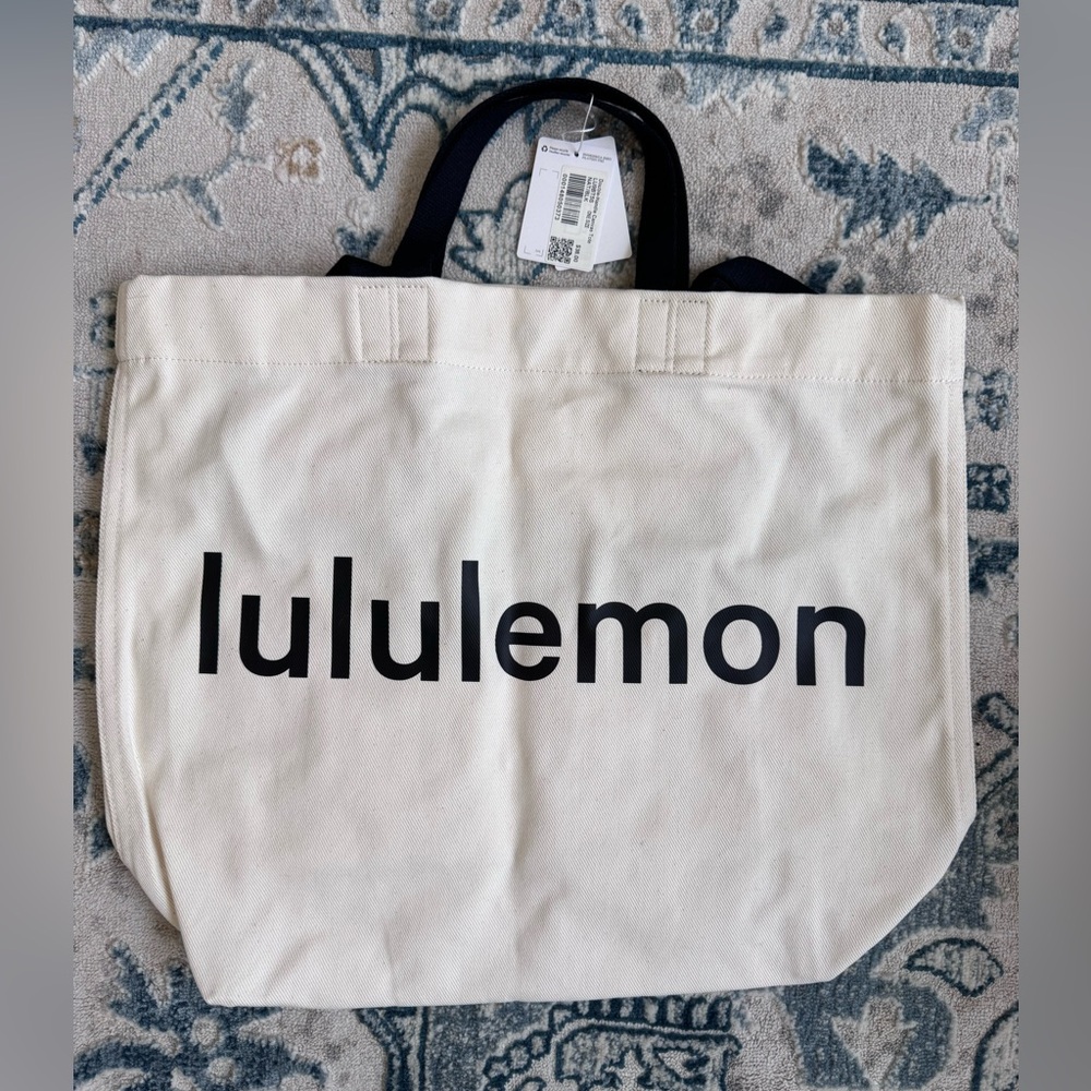 Lululemon Double-Handle Canvas Tote - Picture 6 of 9
